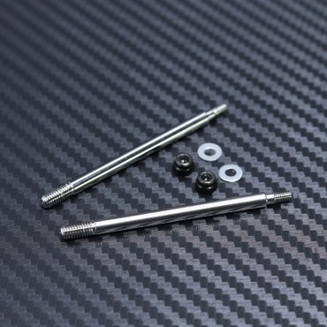 Front 59,50mm (Long) Shock Shaft 2pcs for Mayako MX8 (-22-25)