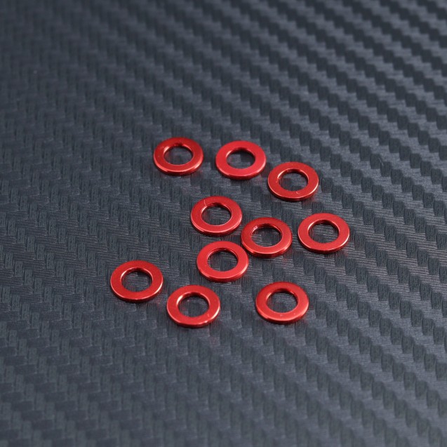 4.5x8x1mm RED Steering Knuckle Shim