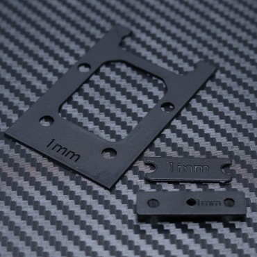 Front 1mm Plastic Gearbox Spacer Set for Mayako MX8 (-22-25)