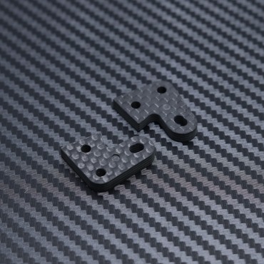 Carbon Fibre Steering Knuckle Plate 1 (Long) for Mayako MX8 (-22-25)
